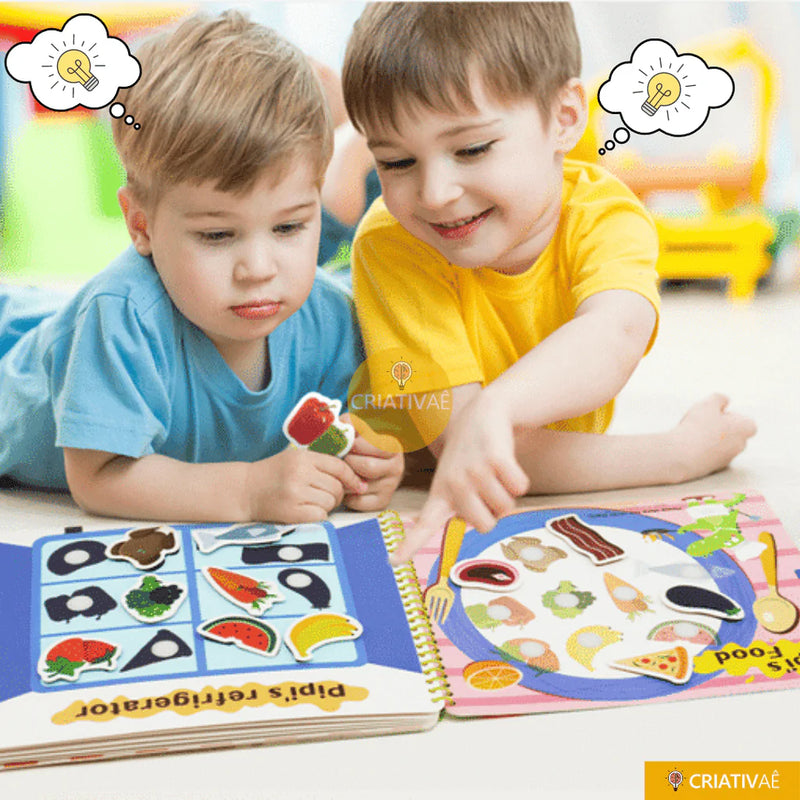 Livro Interativo Montessori Educação Infantil