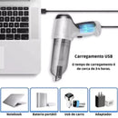 Aspirador De Pó Portátil Sem Fio 4 em 1