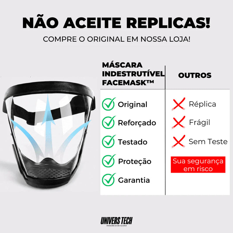 Máscara Indestrutível | Facemask™