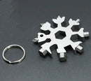 Chave Multifuncional Floco de Neve 18 Em 1 | Snowflake Tool