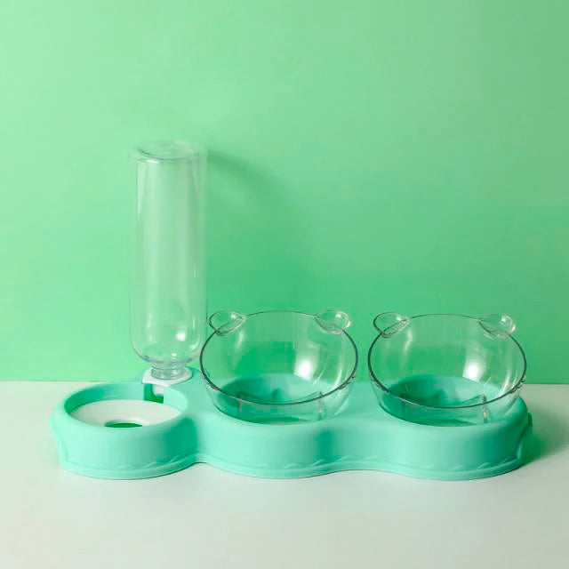 Tigela Ortopédica 3 em 1 Anti-Vômito para Cães e Gatos