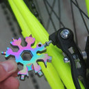 Chave Multifuncional Floco de Neve 18 Em 1 | Snowflake Tool